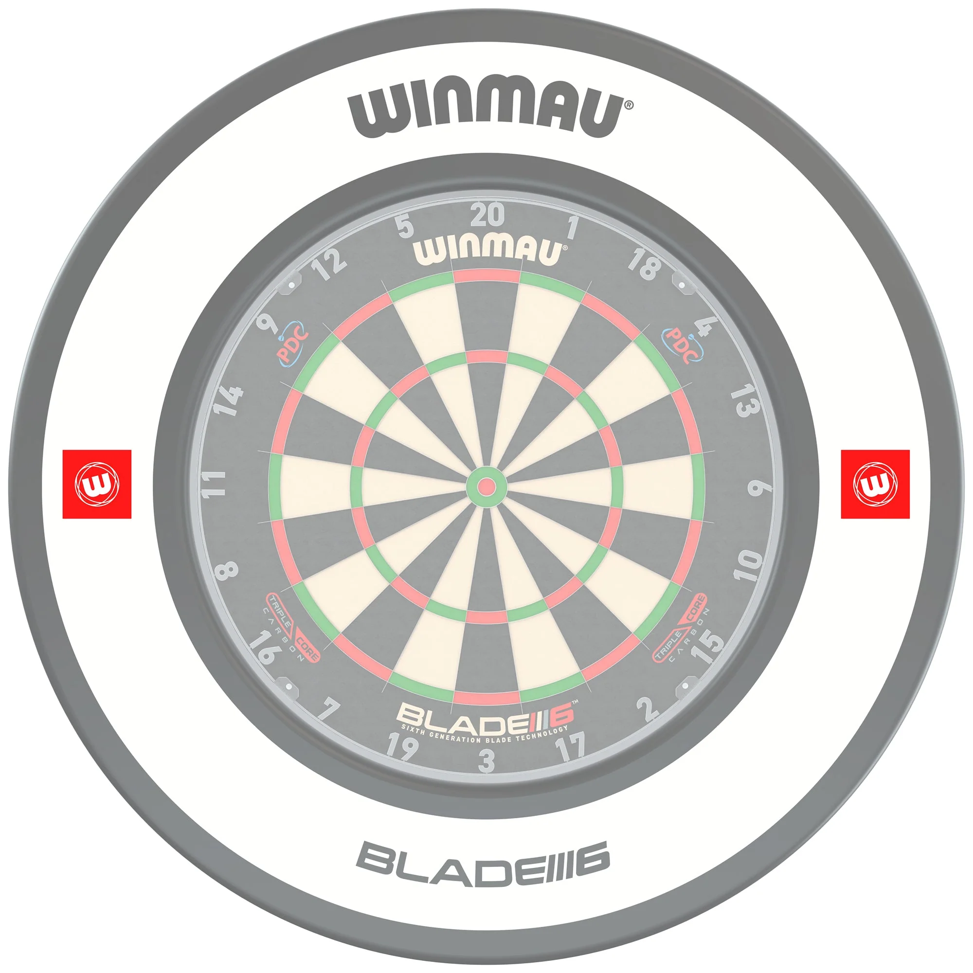 Pro-Line 1.0 White Dartboard Surround - Image 2