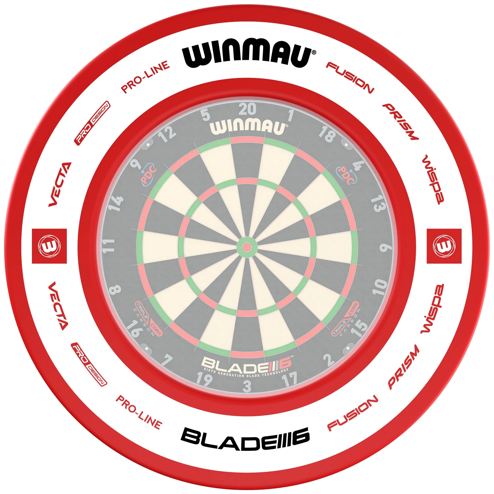 Pro-Line 2.0 Red Dartboard Surround - Image 2