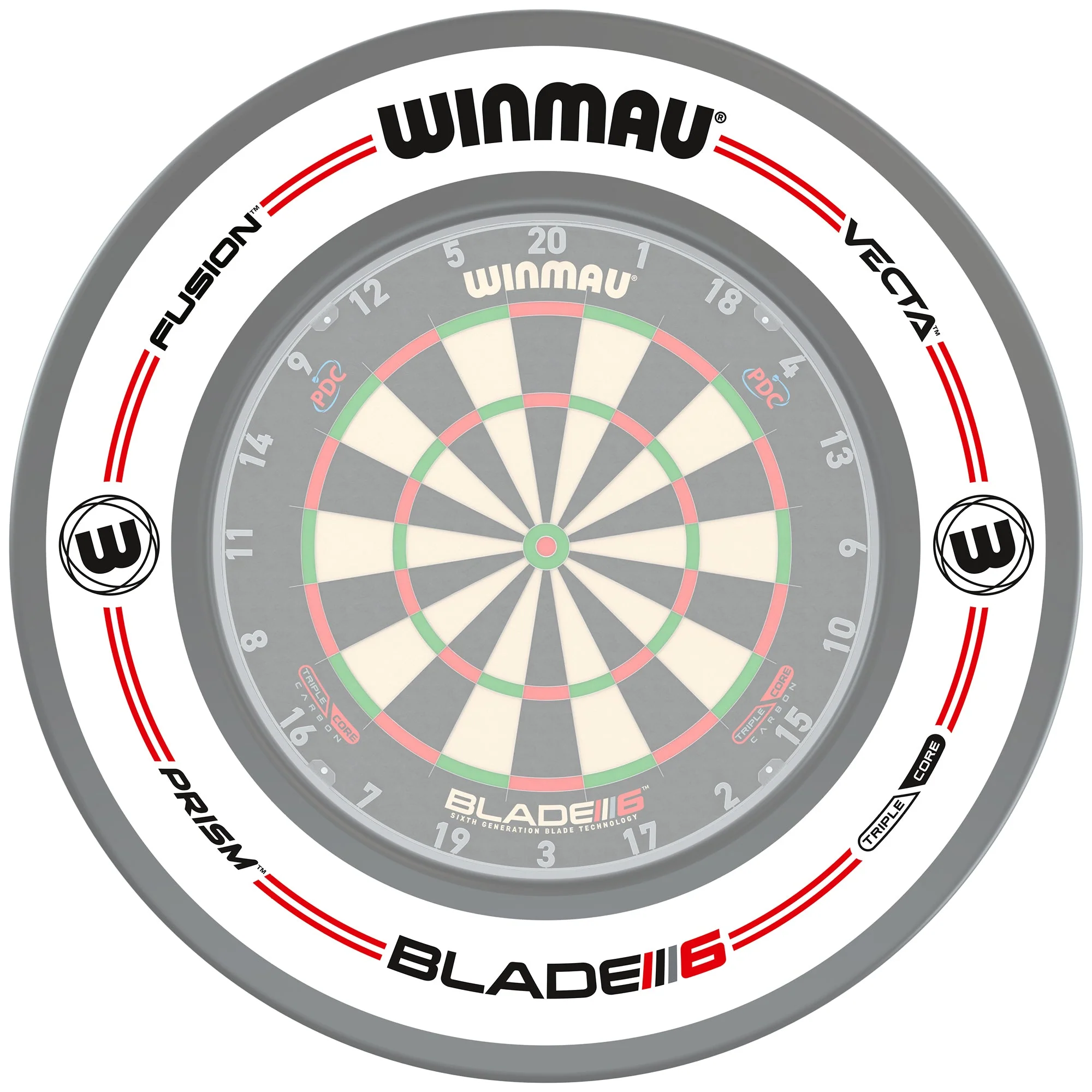 Pro-Line Original White Dartboard Surround - Image 2
