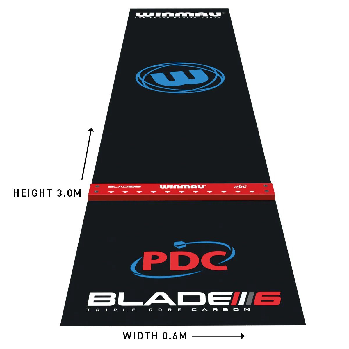 Pro Zone Precision PVC Dart Mat & Integrated Oche - Image 4