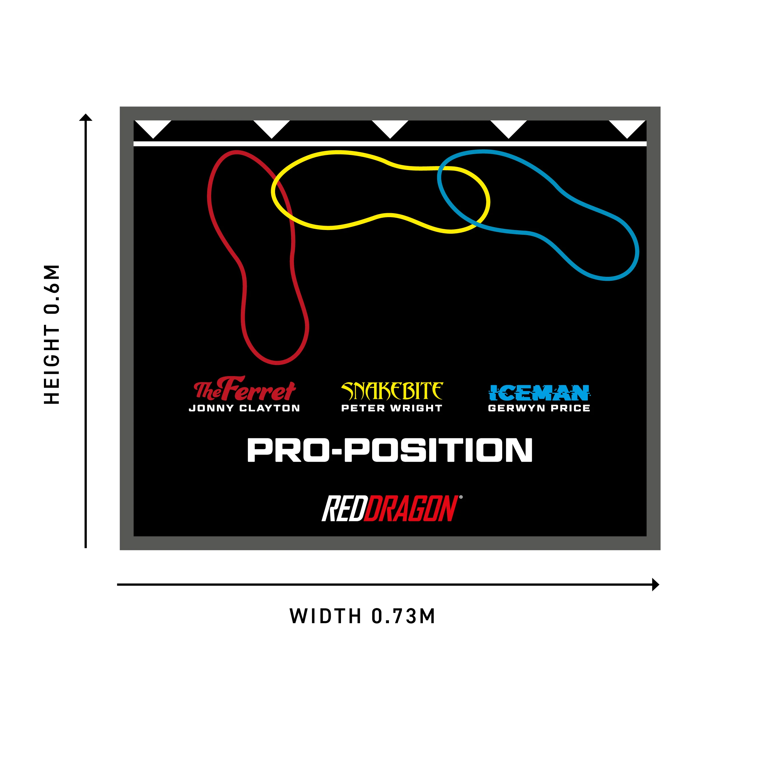 Champions Compact Dart Mat - Image 3