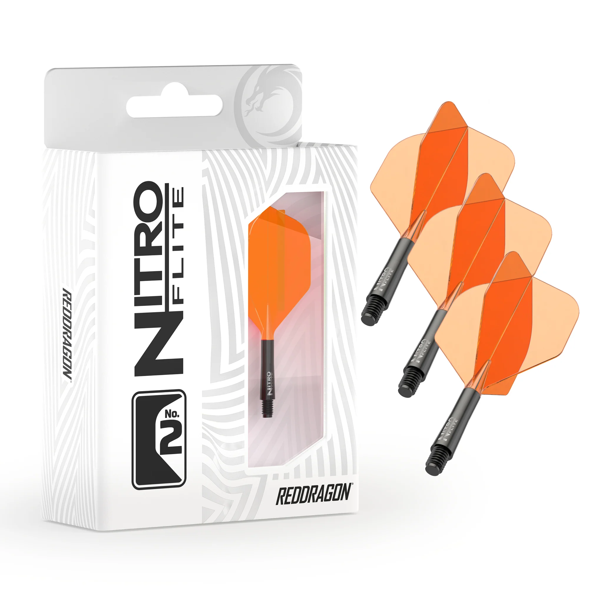 Red Dragon Nitro Flite Orange and Black - Image 2