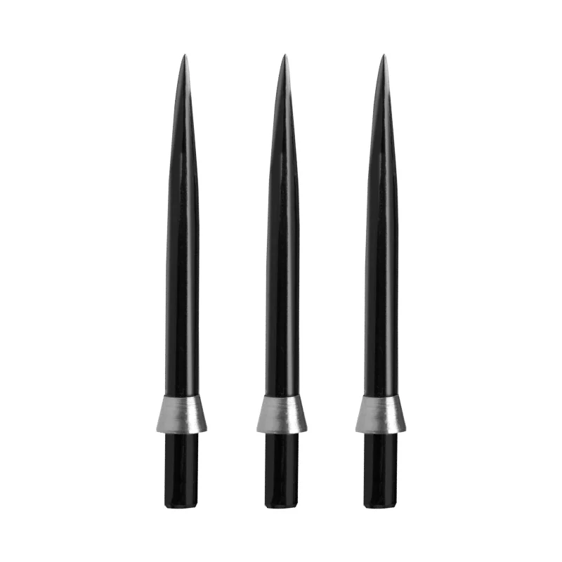 Red Dragon Specialist Dart Points - Black Standard 32mm with Silver Trident - Image 2