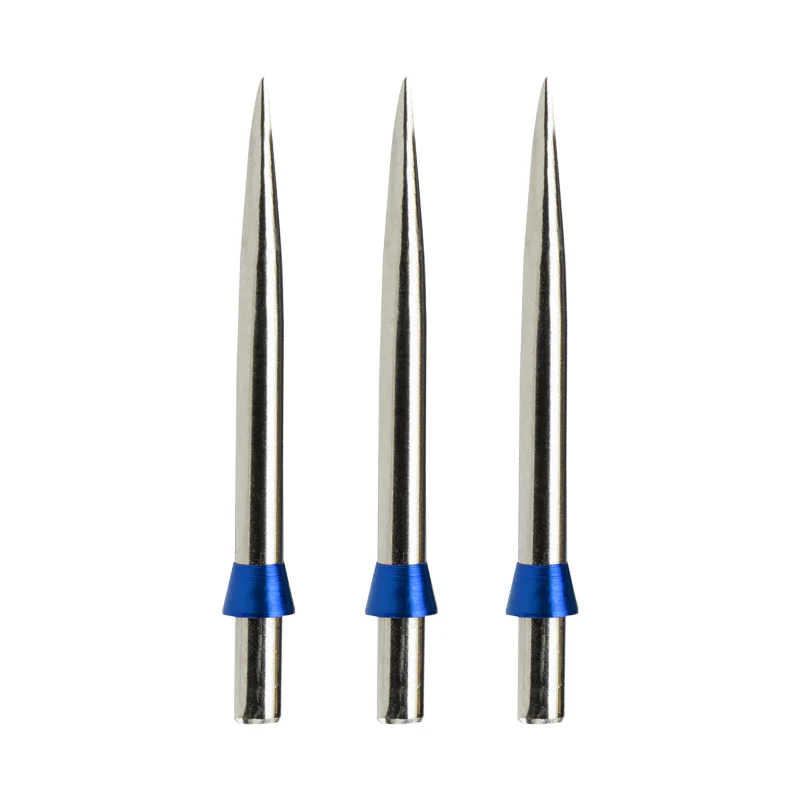 Red Dragon Specialist Dart Points - Silver Effect Standard 32mm with Blue Trident - Image 2