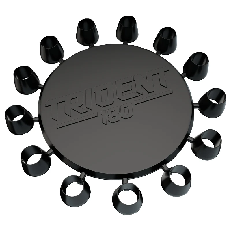 Red Dragon Trident 180 - Dart Point Cones Black