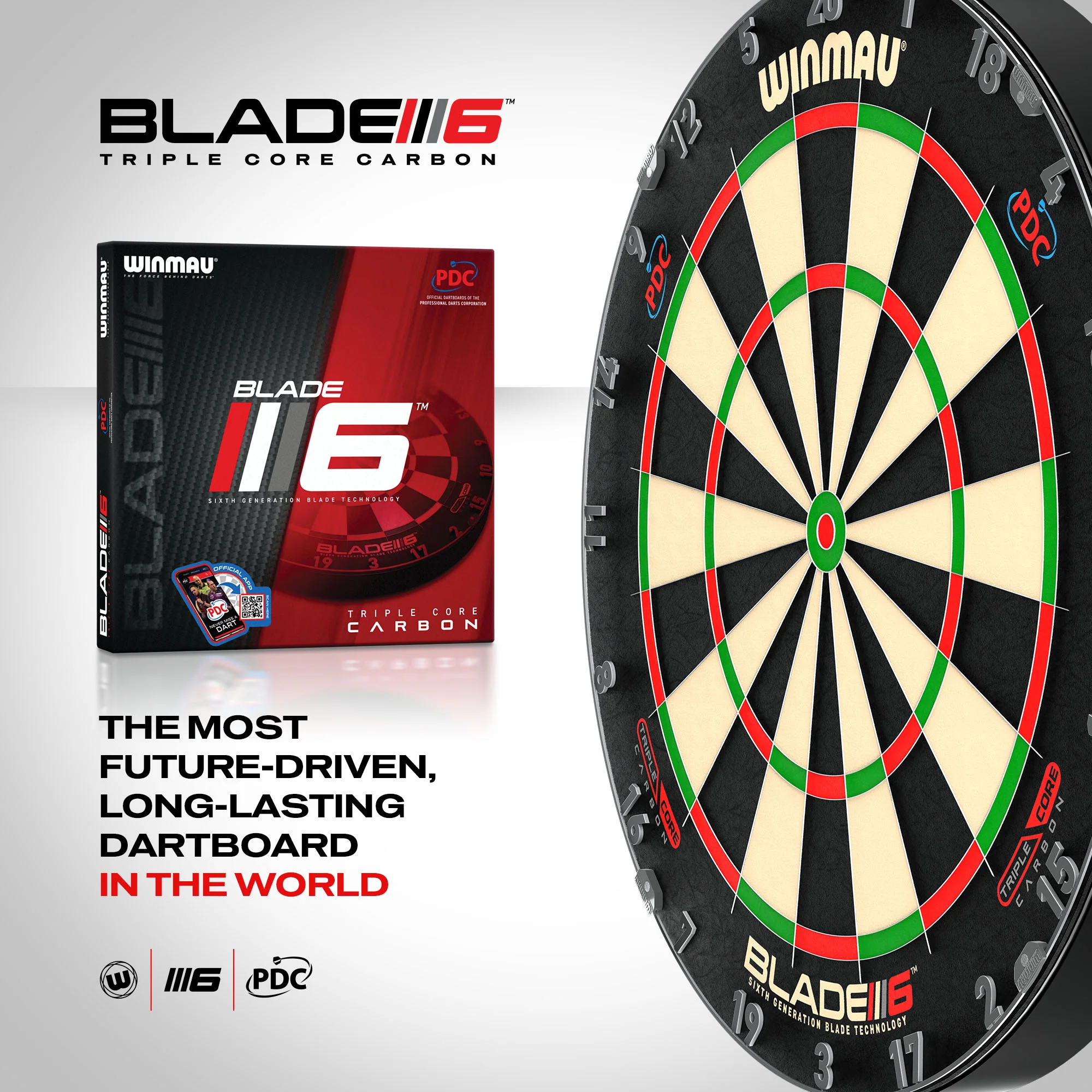 Winmau Blade 6 Triple Core Dartboard - Image 10