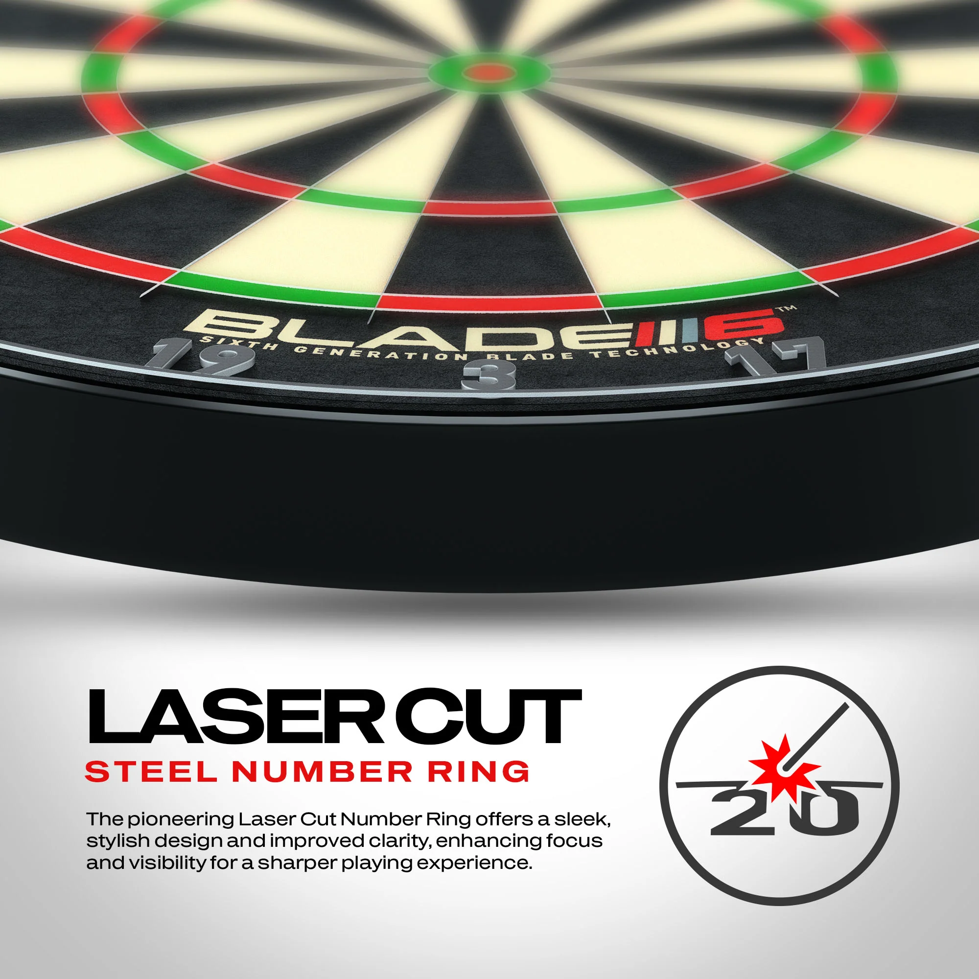 Winmau Blade 6 Triple Core Dartboard - Image 7