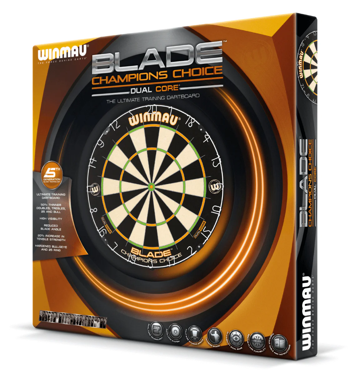 Winmau Blade Dual Core Champions Choice Dartboard - Image 4