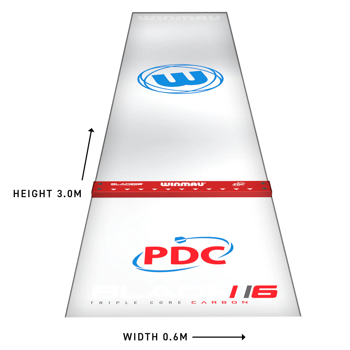 Clearzone PVC Dart Mat with Integrated Oche - Image 4