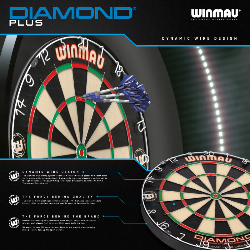 Winmau Diamond Plus Dartboard - Image 6