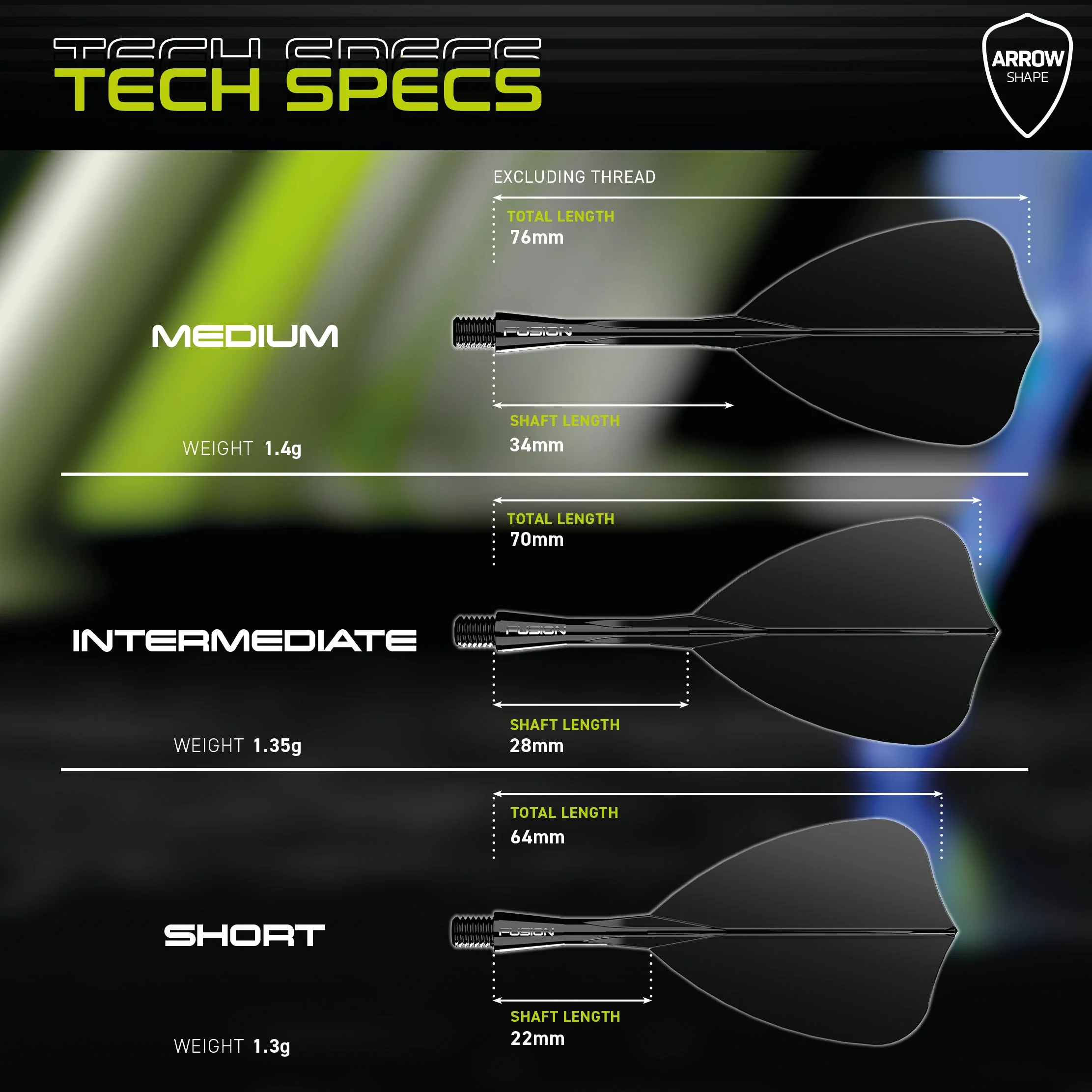 Winmau Fusion Arrow Flight & Shaft - Image 5