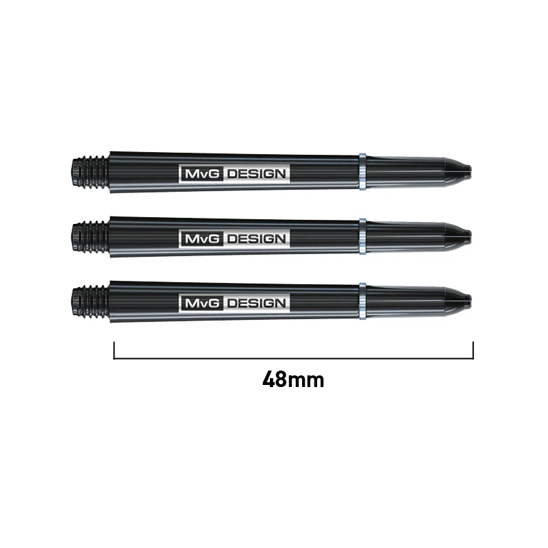Winmau MvG Design Nylon Ring Grip Green Shafts - Image 5