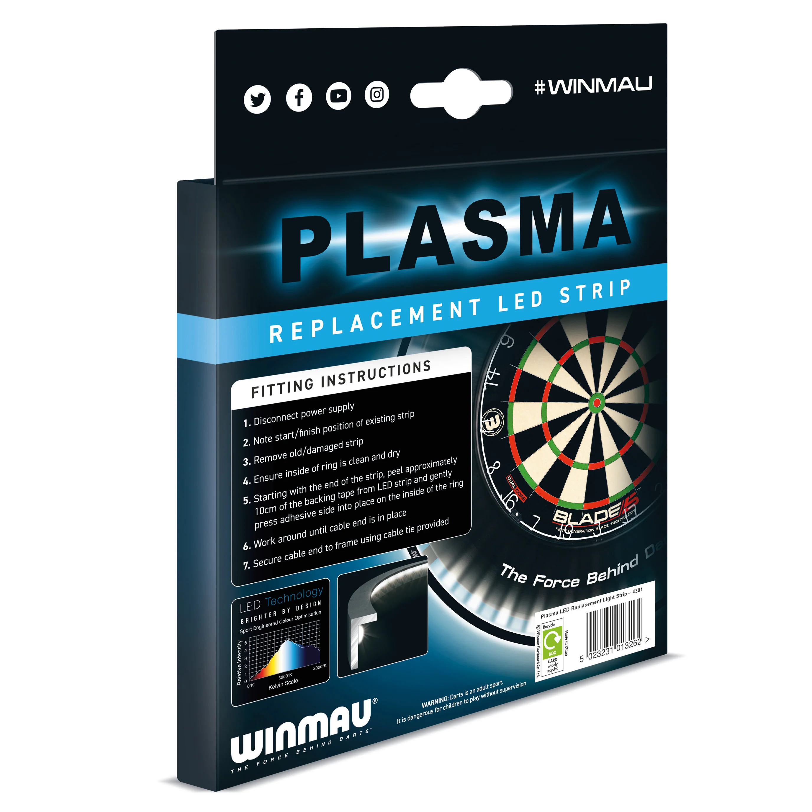 Winmau Plasma LED Pack - Image 2