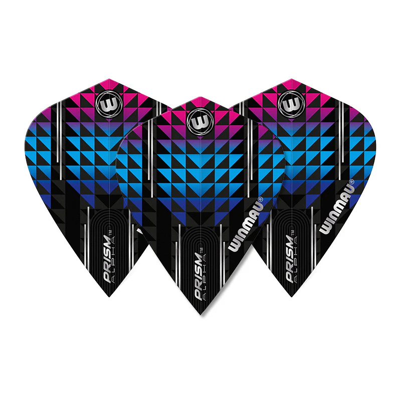 Black, Blue & Purple Prism Alpha Kite - Image 2