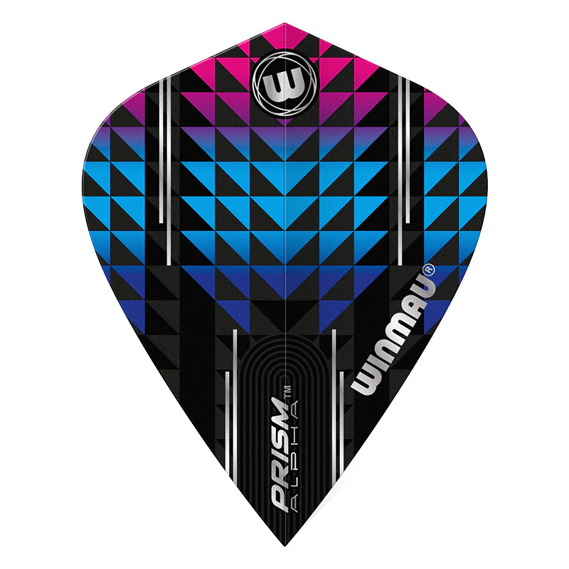 Black, Blue & Purple Prism Alpha Kite - Image 3