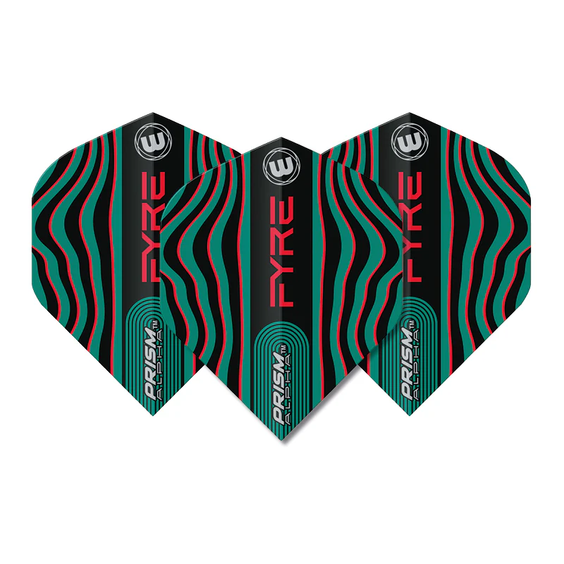 Black, Turquoise & Red Prism Alpha Standard - Image 2