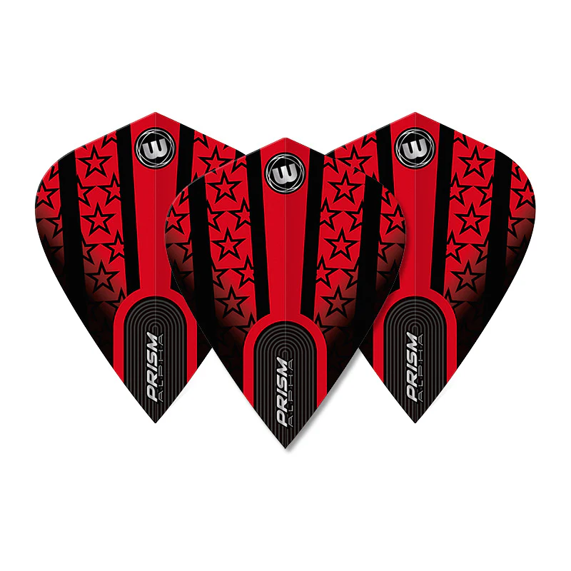 Red & Black Stars Prism Alpha Kite - Image 2