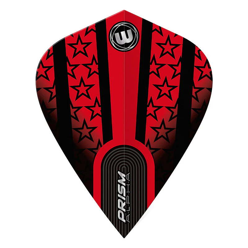 Red & Black Stars Prism Alpha Kite - Image 3