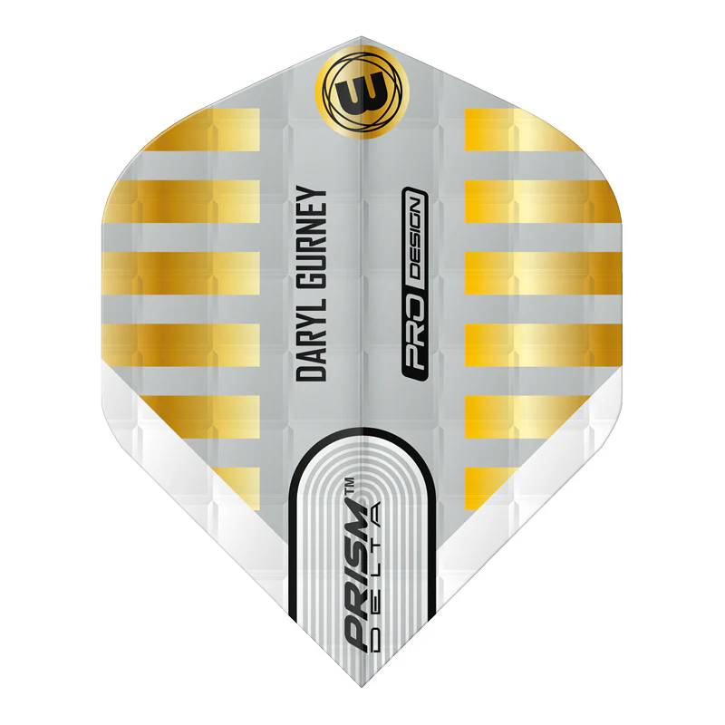 Daryl Gurney White & Gold Embossed Prism Delta Standard - Image 3