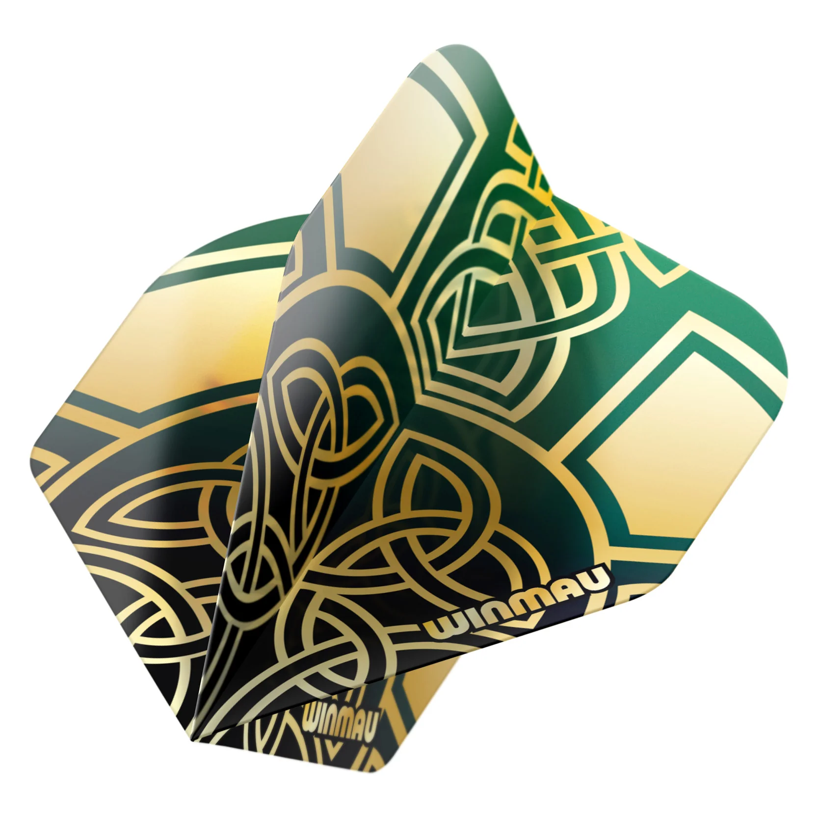 Winmau Brendan Dolan Prism Delta Premium Black & Gold Dart Flights - Image 3