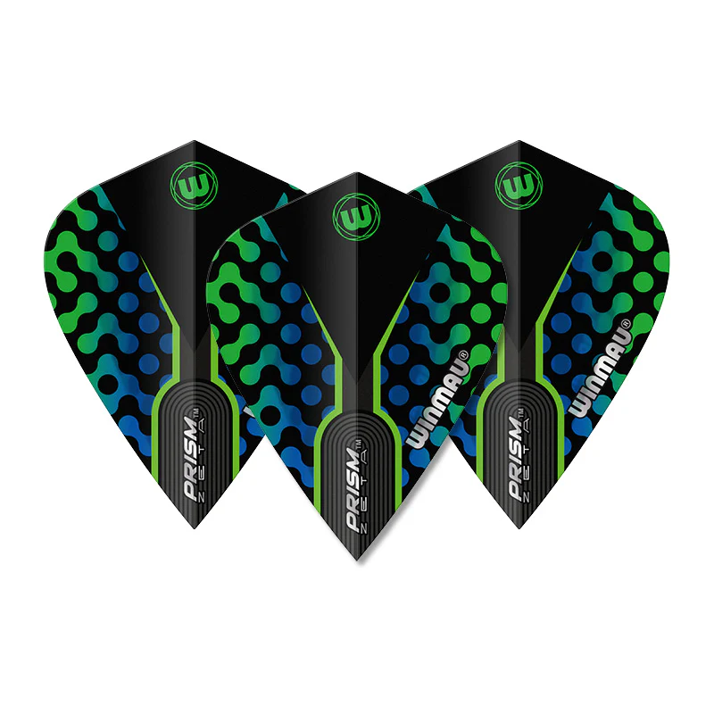 Blue, Black & Green Prism Zeta Kite - Image 2