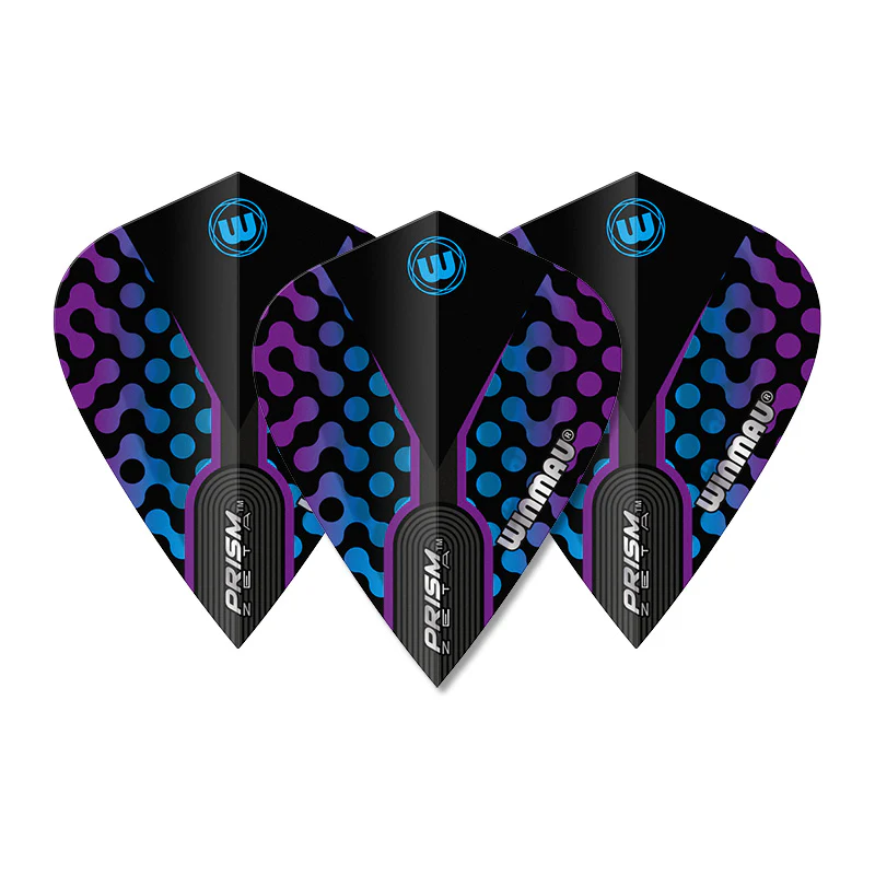 Blue, Black & Purple Prism Zeta Kite - Image 2