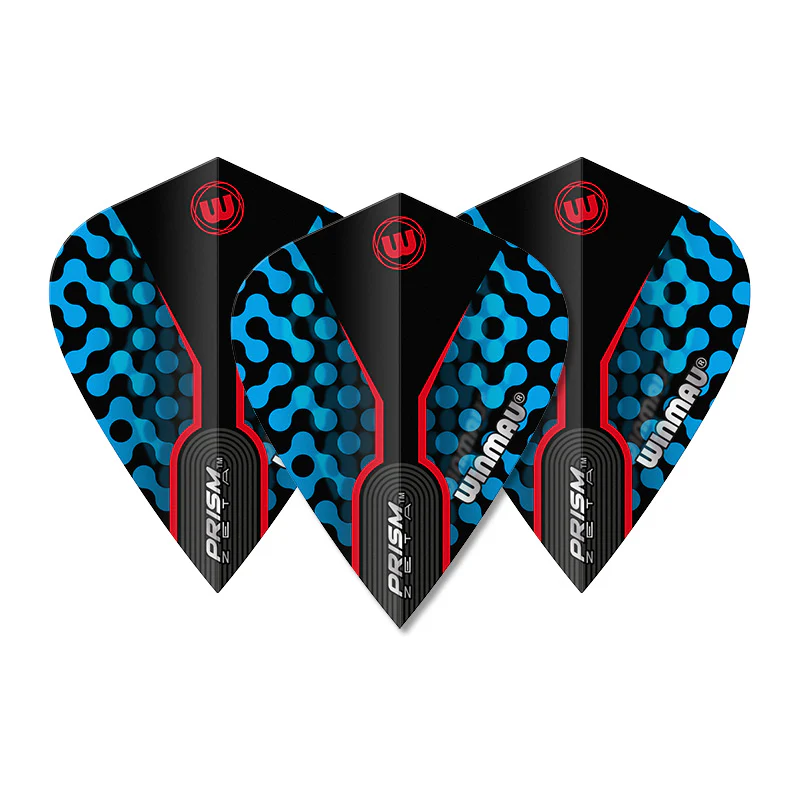 Blue, Black & Red Prism Zeta Kite - Image 2