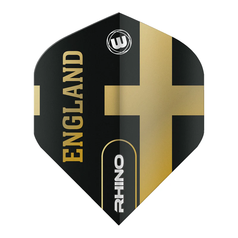 Black & Gold England Rhino Standard - Image 3